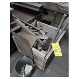 SKID OF MISC METALS, EYE BOLTS, ALL THREAD