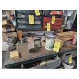 MISC METALS, FIXTURES, ON & UNDER DESK