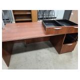 INDIANA FURNITURE OFFICE DESK, 3 DRAWER