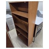 BOOKSHELF, 3 ADJUSTABLE SHELVES