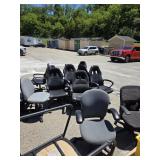 BLACK ROLLER CHAIRS, 13