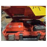 MILWAUKEE 1/2" IMPACT, CHARGER, BATTERY & CASE 18V