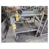 ROLLER TABLE, 43.5"x43.5"x 5/8" PLATE TOP