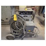 LINCOLN SQUIRT LN 7 WIRE FEED ON CART