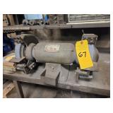 DAYTON PEDESTAL GRINDER & GRINDING WHEELS