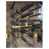 STOCK STAND BOLTED TO WALL