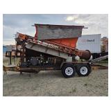 SAND DRYING MACHINE ON TRAILER