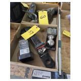 1-1/4" TO 2" ADAPTER, HITCH BAR, BALL