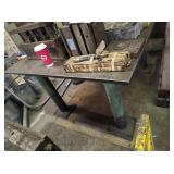 51"x 61"x 1" METAL TABLE