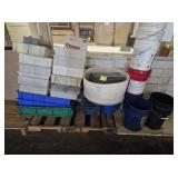 PLASTIC BINS, BUCKETS