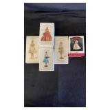 5 Barbie Hallmark Keepsake Ornaments NIB