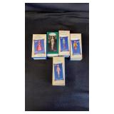 5 Barbie Hallmark Keepsake Ornaments NIB