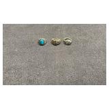 3 Mens Sterling Silver Rings  29 Grams