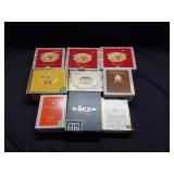 9 Cigar Boxes