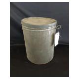 Large Metal Bucket With Lid