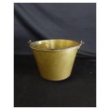Brass Bucket 8 1/2" Tall