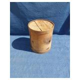 Vtg Wood Barrel