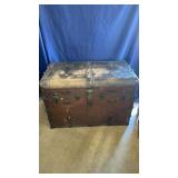 Brown Traveling Trunk