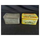 Oceanic Cut Plug Tobacco Tin with Lid