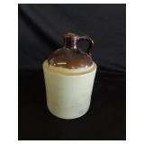 Brown/White Stoneware Jug
