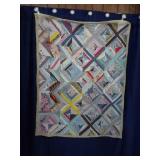 Antique Hand Sewn Patchwork Quilt