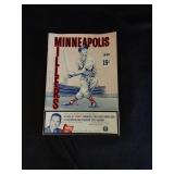Minneapolis Millers 1960 15 cent Program