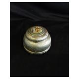 French Victorian Musical Powder Box w/Hand painteS