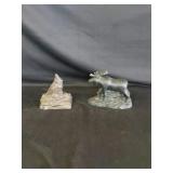 Cast Iron Moose Door Stop