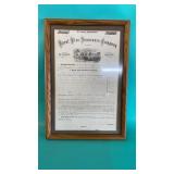 Rural Fire Insurance Co of Goshen, Indiana