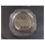 Vtg Pink Depression Glass Madrid Pattern