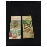 Vtg Pennsylvania Road Map and Sinclair NY Worlds