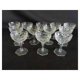 12 Fostoria Champaign Glasses