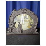 Art Nouveau antique Scene In Action Motion Lamp