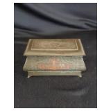 Twin Oaks Casket Style Tobacco Tin