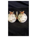 Occupied Japan Floral Double Honey Pot