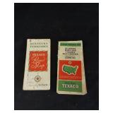 Vtg Texaco Road Maps,