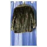 Mariel Brand/Black Faux Fur Coat