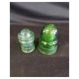2 Glass Insulators