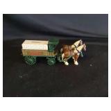 Coca Cola Wagon and Horse Bank