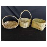 3 Wicker Baskets
