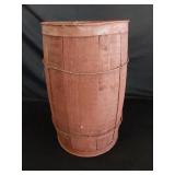 Red Wooden Keg