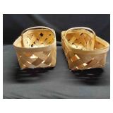 2 Peach Baskets