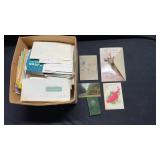 Vtg box of postcards and Letters