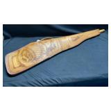 Leather Engraved Rifle Case