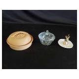 Ceramic & Glass Lidded Bowl