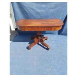 Burl Walnut Wall Table