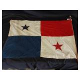 Vtg Original Handmade Panama Flag