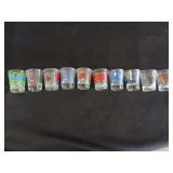10 Shot Glasses