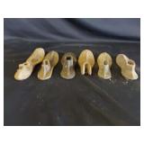 Shoe Last Molds in Plastic Coke Crate