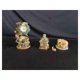 Ceramic Wildlife Clock